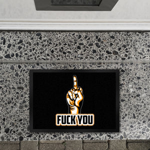 Fuck You Fußmatte in 35x50 cm mit Mittelfinger Motiv