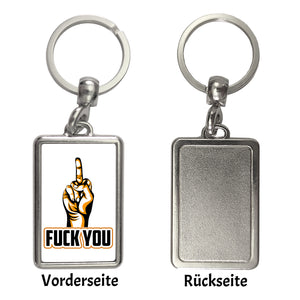 Fuck You Schlüsselanhänger mit Mittelfinger Motiv