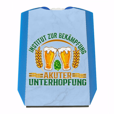 Bier Parkscheibe mit Spruch Institut zur Bekämpfung akuter Unterhopfung