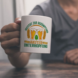 Bier Kaffeebecher Institut zur Bekämpfung akuter Unterhopfung