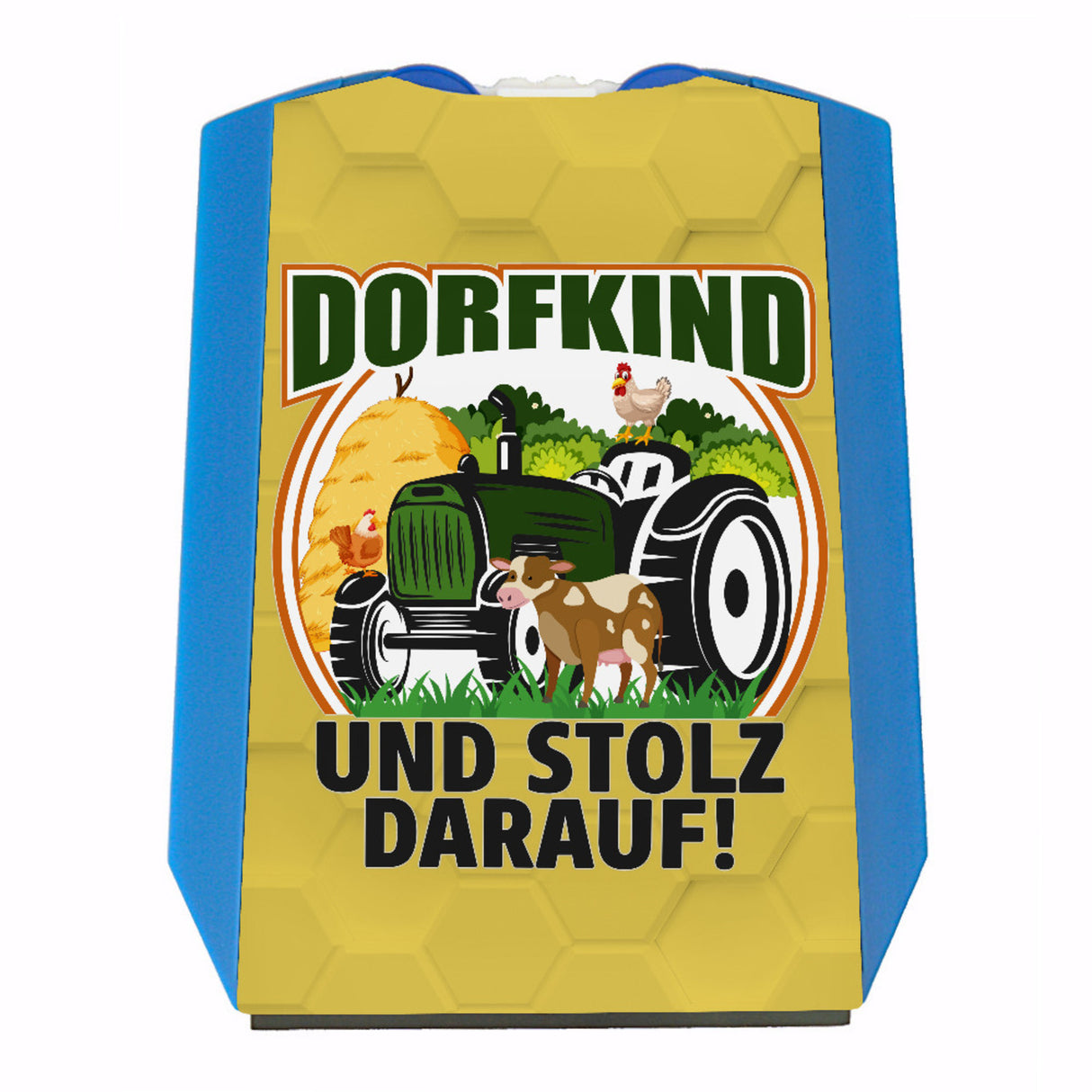 Dorf Parkscheibe mit Spruch Dorfkind und stolz darauf
