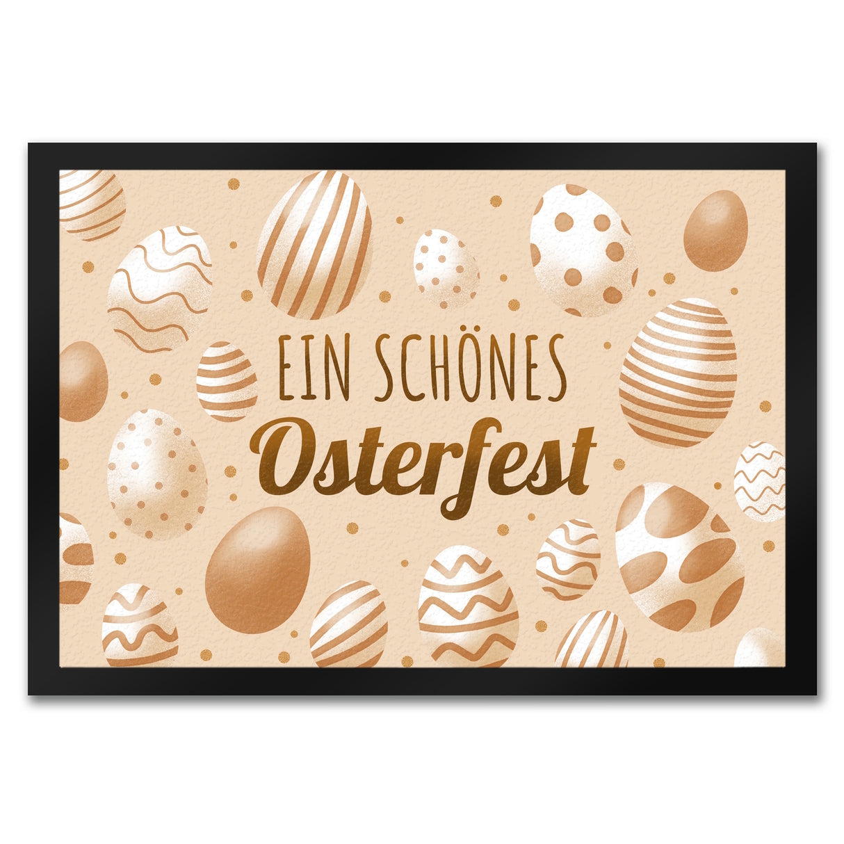 Ein schönes Osterfest Fußmatte mit Ostereiern