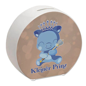 Kleiner Prinz Spardose mit niedlichem Schweinchen