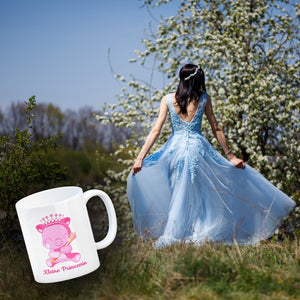 Kleine Prinzessin Kaffeebecher mit niedlichem Schweinchen