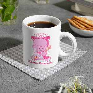 Kleine Prinzessin Kaffeebecher mit niedlichem Schweinchen