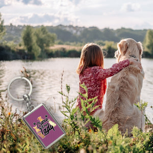 Hunde Schlüsselanhänger Crazy Dog Lady für Hundeliebhaber