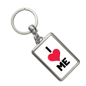 I love me Herz Schlüsselanhänger für Selbstverliebte