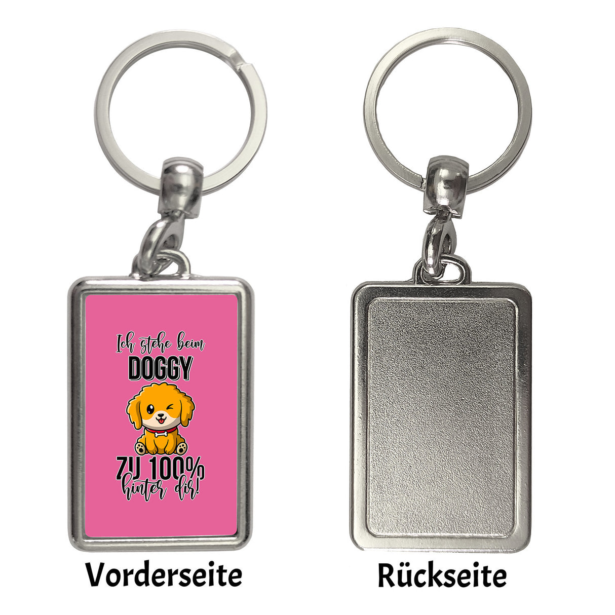 Doggy Style Schlüsselanhänger in pink