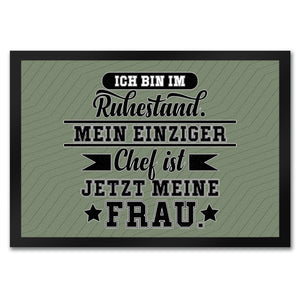 Rente Fußmatte in 35x50 cm ein dekorativer Fußabtreter für deine Wohnungstür
