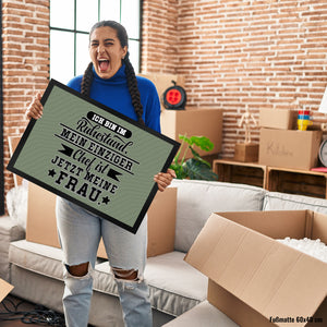 Rente Fußmatte in 35x50 cm ein dekorativer Fußabtreter für deine Wohnungstür