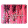 Zickengehege Metallschild in 15x20 cm für deine Tochter in pink