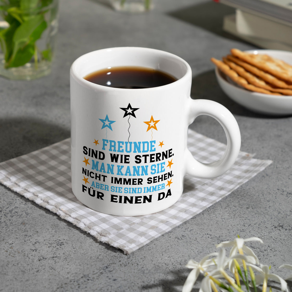 Freundschaft Kaffeebecher mit Spruch für den besten Freund