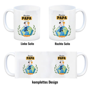 Bester Papa der Welt Kaffeebecher zum Vatertag