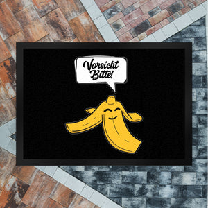 Vorsicht bitte Bananenschale Fußmatte in 35x50 cm