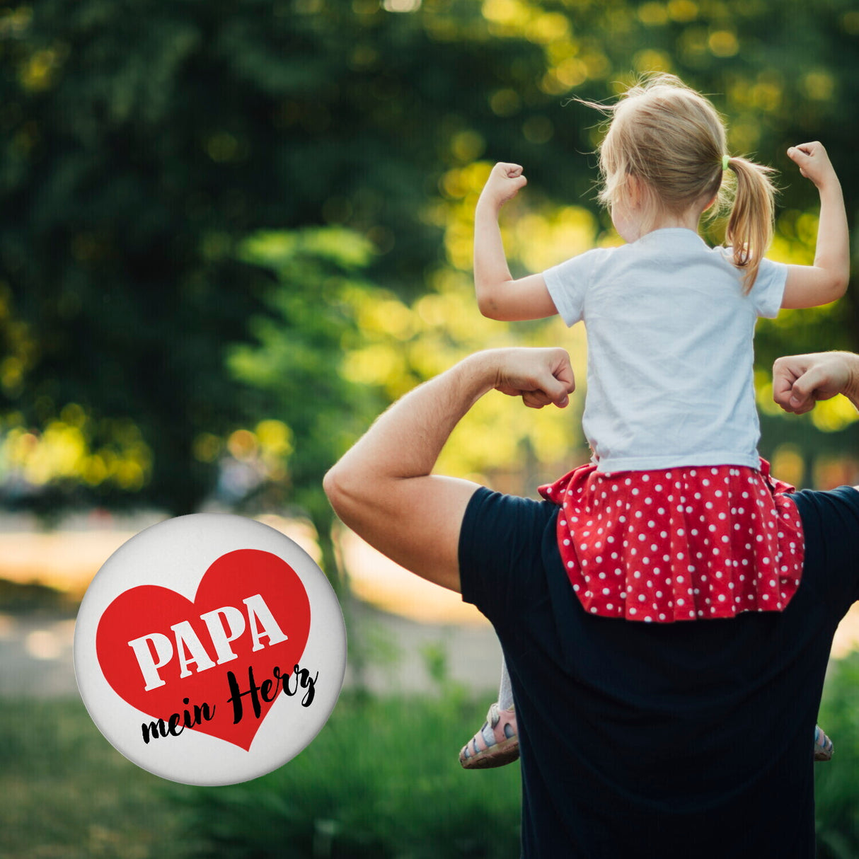 Papa mein Herz Magnet