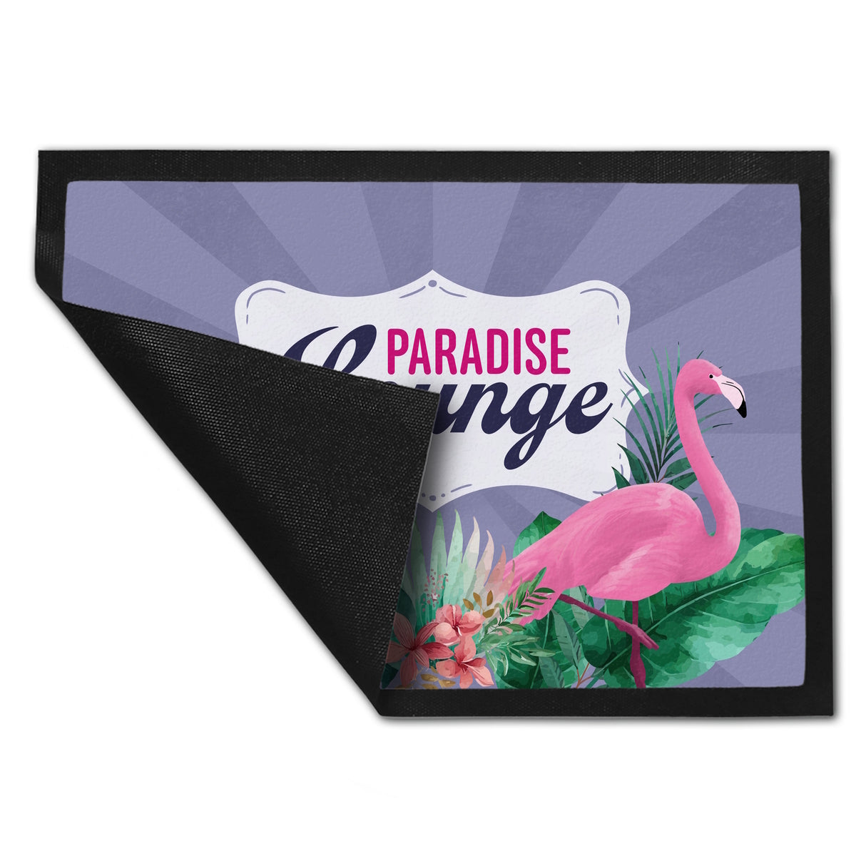 Paradise Lounge Flamingo Fußmatte im tropischen Stil