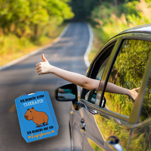 Keine Therapie – ich brauche nur ein Capybara Parkscheibe