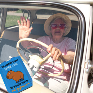 Keine Therapie – ich brauche nur ein Capybara Parkscheibe