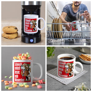 Schmeckt einfach besser mein Wässerchen Kaffeebecher