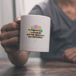 Pillepalle Kaffeebecher mit Ballons und Spruch
