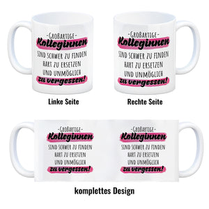 Großartige Kolleginnen sind schwer zu finden Kaffeebecher