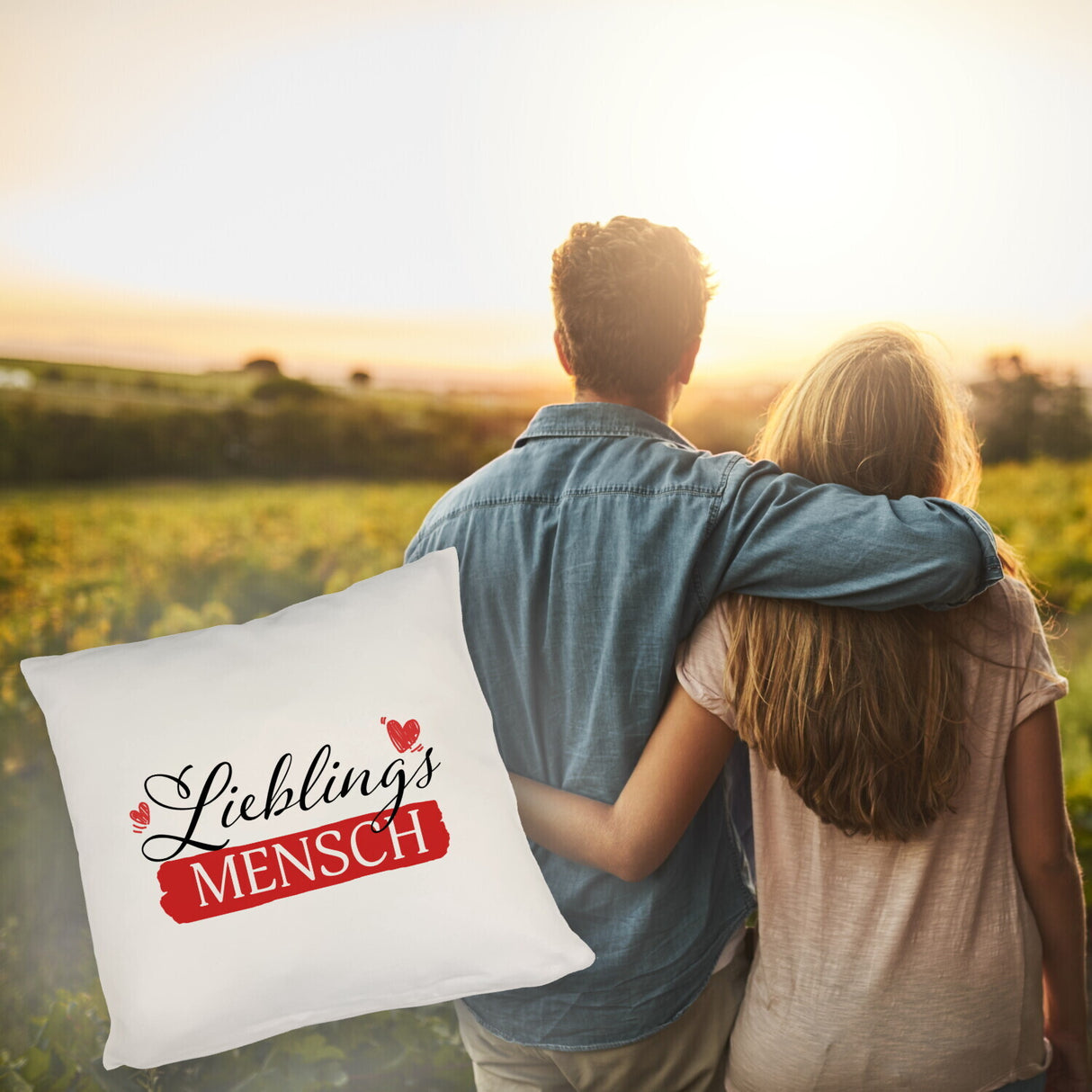 Lieblingsmensch Kissen - Für besondere Menschen in deinem Leben