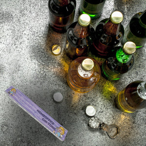 Engel Meterstab aus Holz mit Spruch - Homeoffice klingt ähnlich wie Gin-Tonic