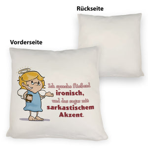 Kissen mit frechen Engel-Sprüchen