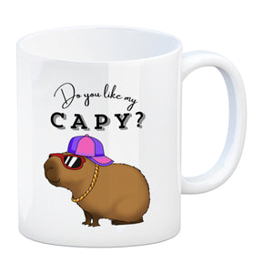 Do you like my Capy? Capybara Kaffeebecher