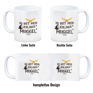 Lieblingsmuggel Kaffeebecher für Zauberschüler und Hexen