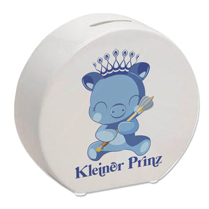 Kleiner Prinz Spardose mit niedlichem Schweinchen