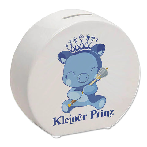 Kleiner Prinz Spardose mit niedlichem Schweinchen