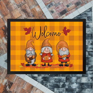 Welcome Wichtel Fußmatte in 35x50 cm in herbstlichen Farben