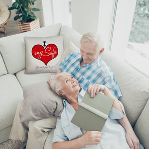 I love my Sofa Kissen zum Thema Faulenzer und Couchpotato
