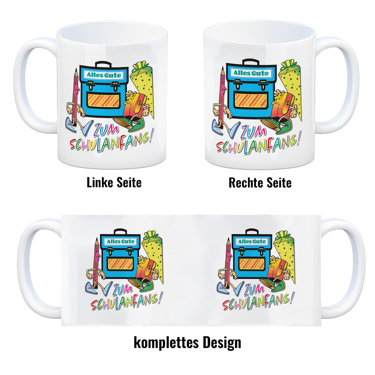 Zum Schulanfang Alles Gute Kaffeebecher