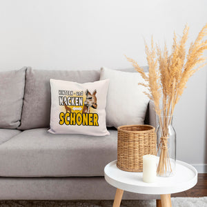 Giraffen Kissen mit Spruch Hintern- und Nackenschoner