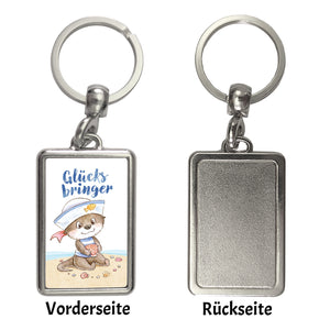 Ottfried der Otter Schlüsselanhänger mit Spruch Glücksbringer