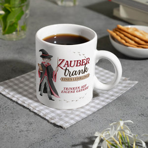 Zaubertrank Kaffeebecher mit Zauberschüler