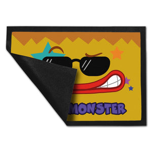 Funky Monster Fußmatte in 35x50 cm mit coolem Gesicht