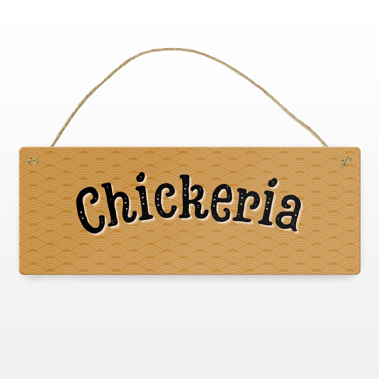 Chickeria Hühnerstall Metallschild