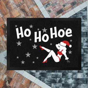 Sexy Lady Fußmatte in 35x50 cm mit Spruch Ho Ho Hoe