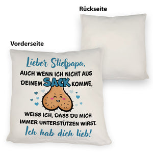 Stiefpapa ich hab dich lieb Kissen mit Spruch