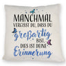 Du bist großartig Kissen mit liebevollem Spruch