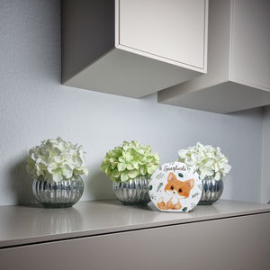 Babyfuchs Spardose mit Spruch Sparfuchs