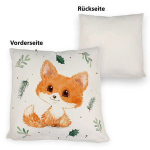 Baby Fuchs im Aquarell-Stil Kissen