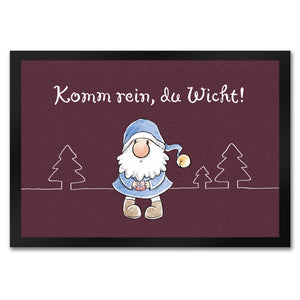 Komm rein du Wicht Fußmatte in 35x50 cm mit Spruch