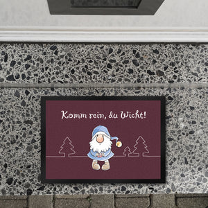 Komm rein du Wicht Fußmatte in 35x50 cm mit Spruch