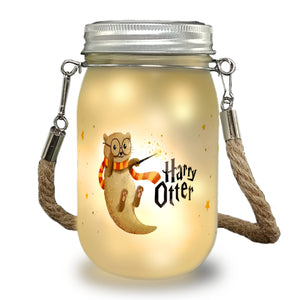 Harry Otter Solarlicht mit Spruch