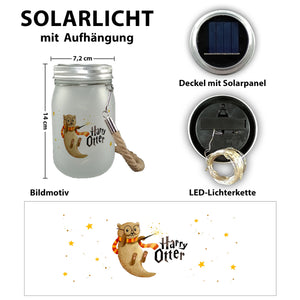 Harry Otter Solarlicht mit Spruch