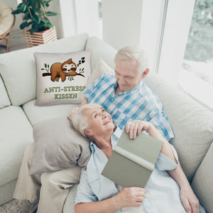 Anti-Stress Kissen mit schlafendem Faultier